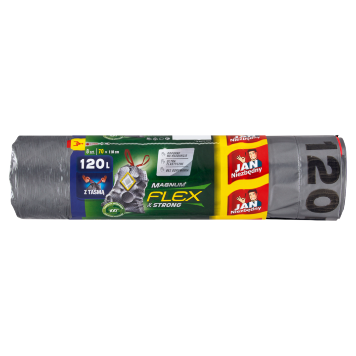 8 Saci de gunoi, JAN NIEZBEDNY, 120l, Gri