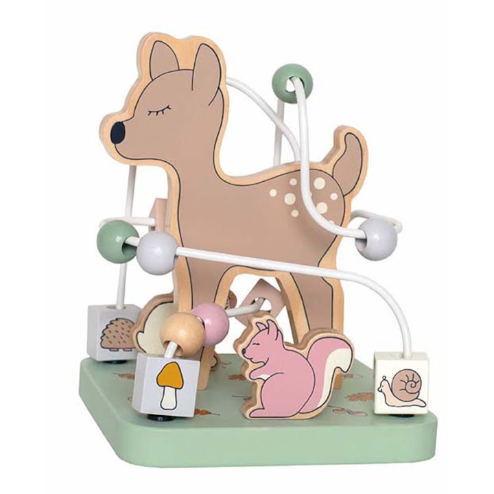 Fa gyöngyvezető játék Az erdő állatai | Jabadabado