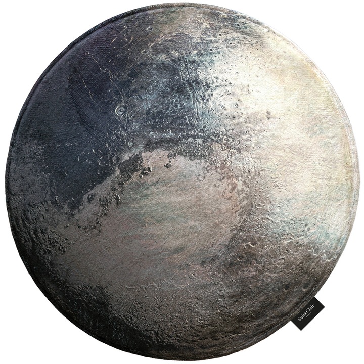 Covor rotund, Saint Clair, Poliester, 100 cm, Multicolor