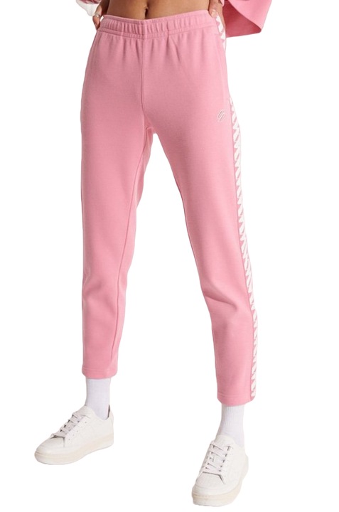 Дамски спортни панталони Superdry Code Tape Pink XL