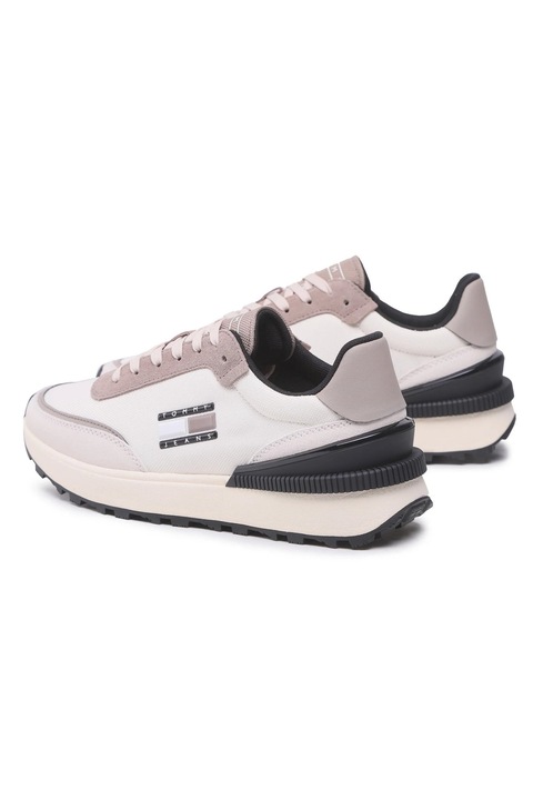 Pantofi TOMMY JEANS Sneakers Tech Runner SKUEM0EM01109, bej deschis, 42
