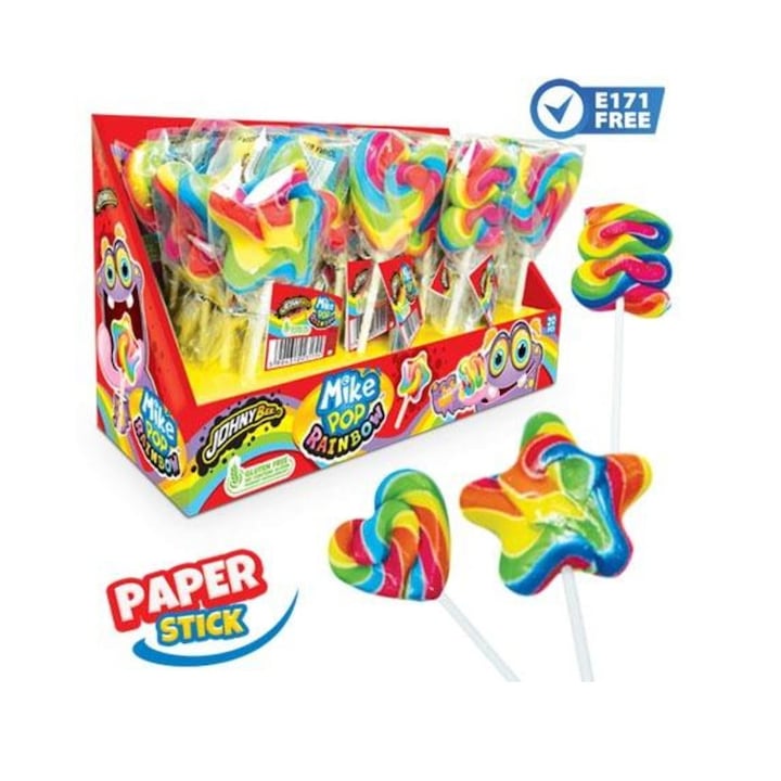 Inima Multicolora Set 20 acadele in forma de inima/stea, Rainbow, 30g - eMAG.ro
