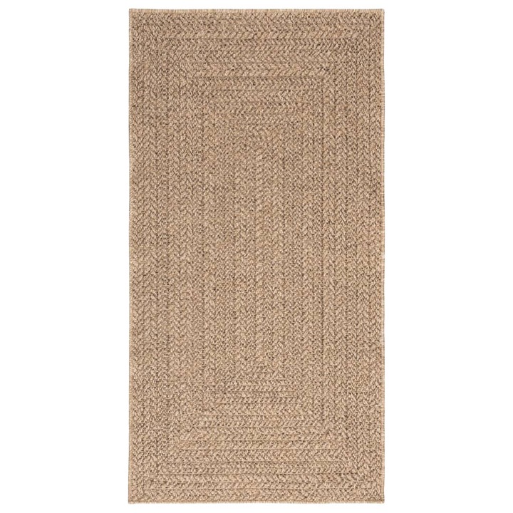 Килим "ZIZUR" vidaXL, 80x150 см, визия юта, за закрито и открито, 1.5 Kg, PP (полипропилен)