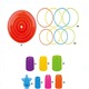 Jucarie de Indemanare Turn Multicolor cu 8 Inele 3 ani+