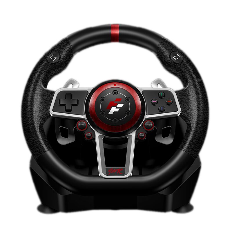 Volan gaming FlashFire Suzuka 900R Negru cu Rosu - eMAG.ro