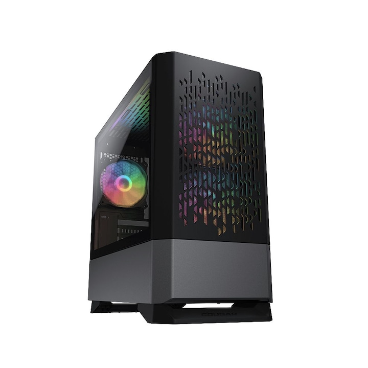 Carcasa computer, TrendSonic, fc-pi07a-s atx, Middle Tower, 7 sloturi, Negru