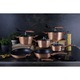 Комплект за готвене Berlinger Haus, Rose Gold Edition, 10 части