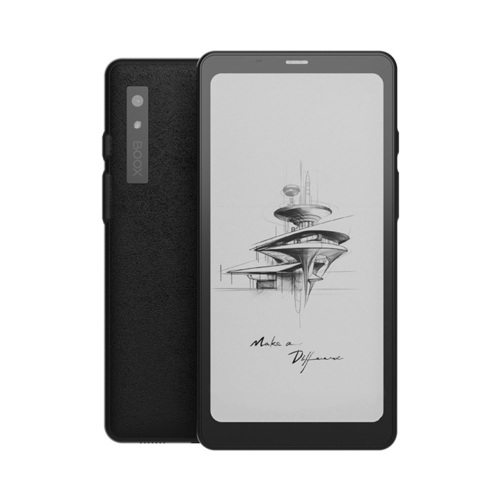 Tableta E-Ink Onyx Boox Palma, 6.13", 300 ppi E-ink Carta Plus, Octa-Core, 6+128GB, Android 11, Negru