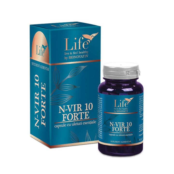 Supliment Alimentar, Ulei Esential, N-VIR 10 Forte, 30 Capsule
