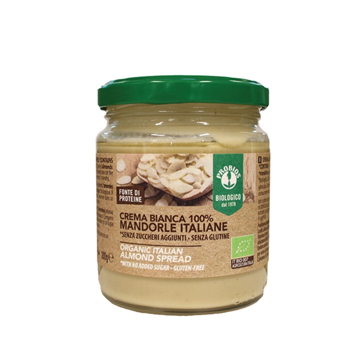 Crema (unt) migdale decojite (fara gluten) BIO Probios - 200 g