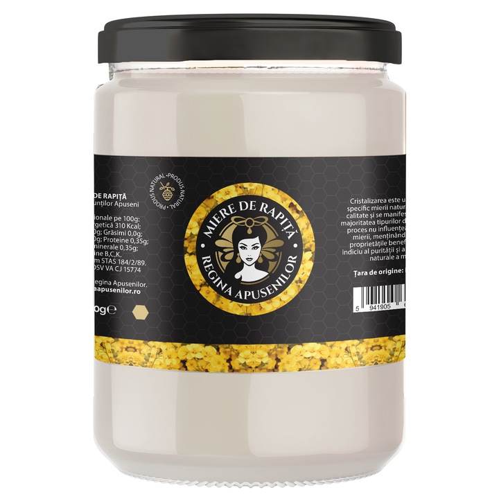 Miere de rapita, 100% produs romanesc natural, Regina Apusenilor, 950g