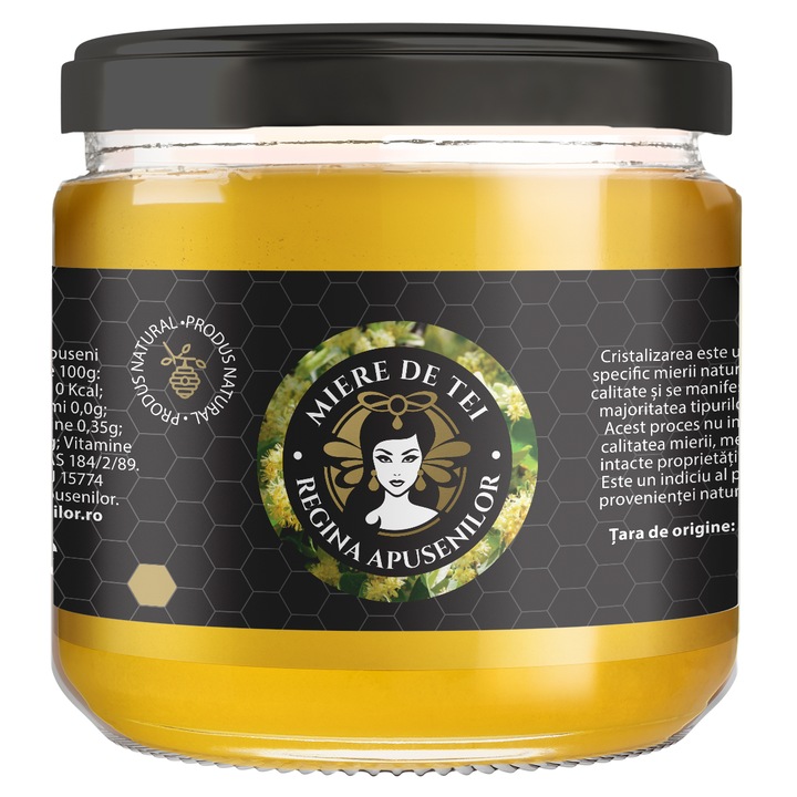 Miere de tei pura, Regina Apusenilor, 500 g