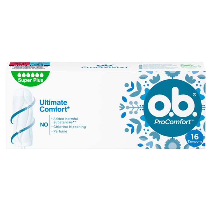 Tampoane, O.B., Multicolor, 16 buc