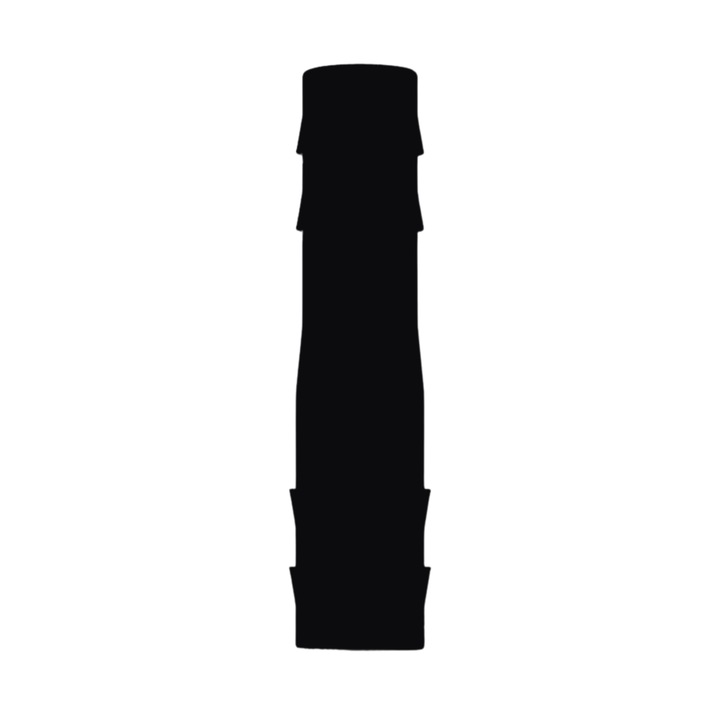 Reductie din plastic pentru furtun, cu un diametru initial de 10 mm si unul final de 9 mm