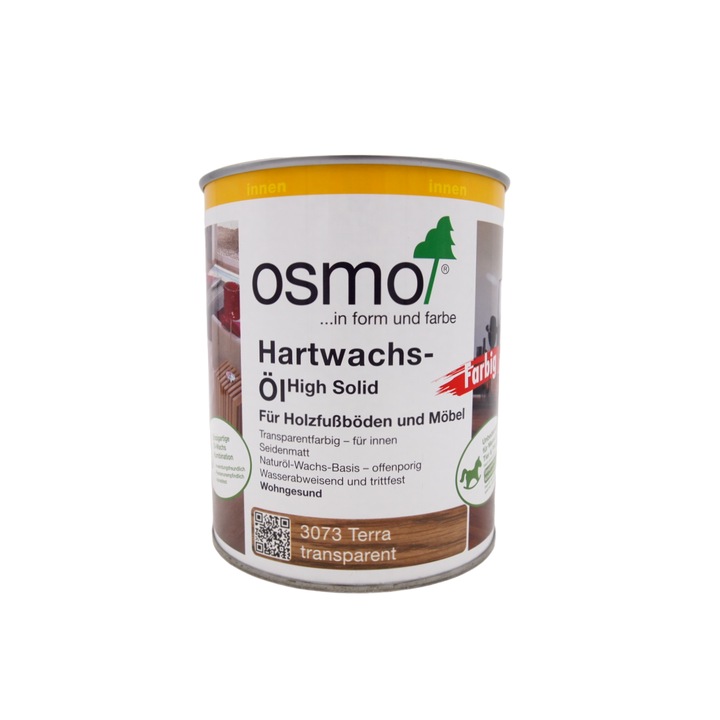 Ulei de trafic intens pentru parchet din lemn, Osmo, Polyx-Oil Tints, terra, semi-mat, 0,75 L