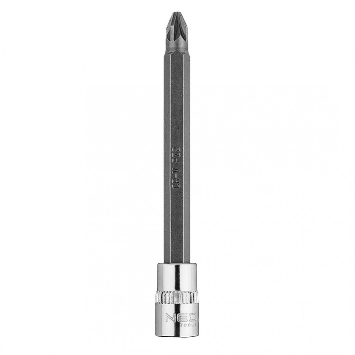 Bit de surubelnita Pz2, Neo, 1/4", 87 mm, Argintiu
