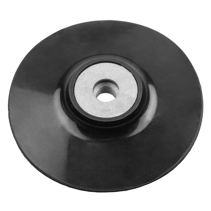 Placuta suport disc pentru polizor unghiular, Graphite, M14, 125 mm, Negru