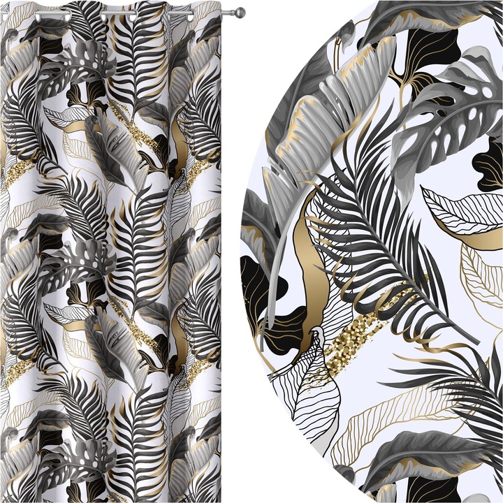 Perdea, Homeview, Poliester, 140 x 240 cm, Multicolor