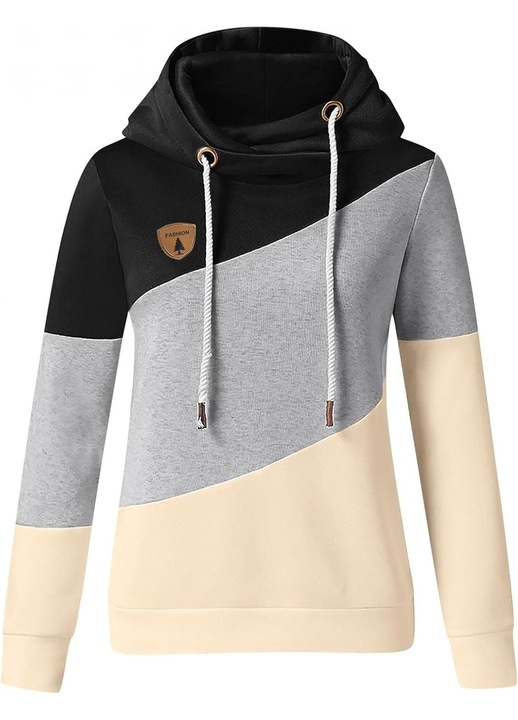 JeiibrZui szürke női pulóver, Többszínű