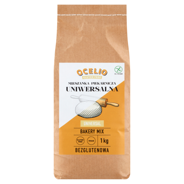 Mix universal pentru copt paine, Ocelio, Fara gluten, 1kg