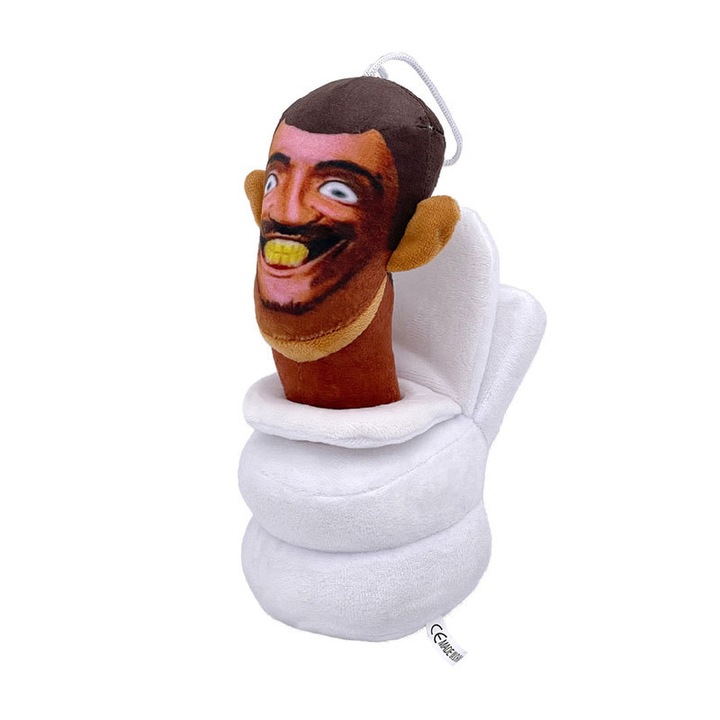 Jucarie de plus Skibidi Toaleta, Darmowade, Devil Toilet Man, 23cm