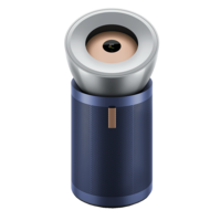 Purificator de aer Dyson Purifier Big+Quiet Formaldehyde BP03, pentru incaperi de pana la 100mp, HEPA H13, 10 trepte de viteza, telecomanda magnetica, Nichel/Albastru