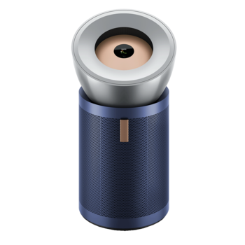 Purificator de aer Dyson Purifier Big+Quiet Formaldehyde BP03, pentru incaperi de pana la 100mp, HEPA H13, 10 trepte de viteza, telecomanda magnetica, Nichel/Albastru