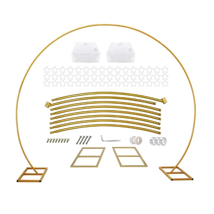 Арка от балон, 2,4 м x 2,7 м, 2 торби с противотежест, Декорации