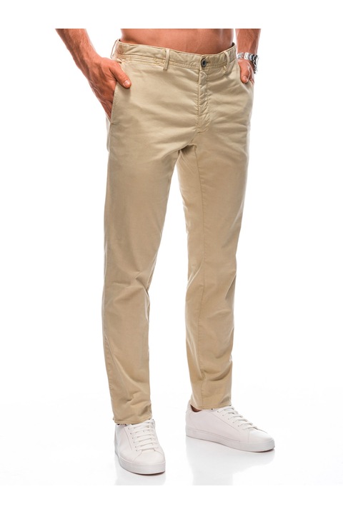 Deoti Férfi chinos nadrágok Garelan sötét bézs, Bézs