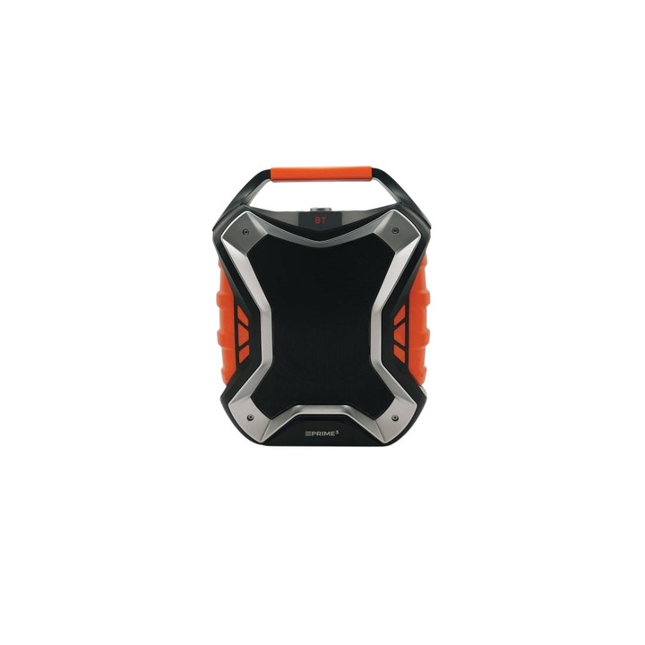 Преносим високоговорител Prime3 Party, професионален, Bluetooth връзка и караоке "Xplode", черен оранжев