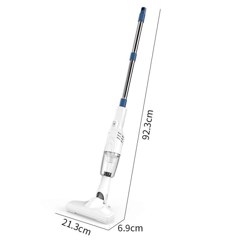 Aspirator fara fir, 120W, 21.3x6.9x92.3 cm, aspiratie puternica, rotatie flexibila, lucru silentios, detasabil si lavabil, potrivit pentru o varietate de scenarii, alb