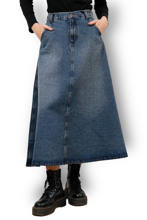 Fusta din denim, Albastru