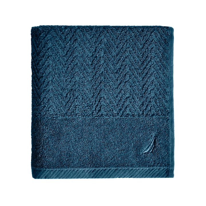 Кърпа за баня Nautica Zigzag, 50 x 100 cm, 570 gsm, 100% памук, Тюркоаз