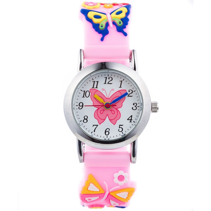 Часовник, Perfect Kids, Steel, Pink