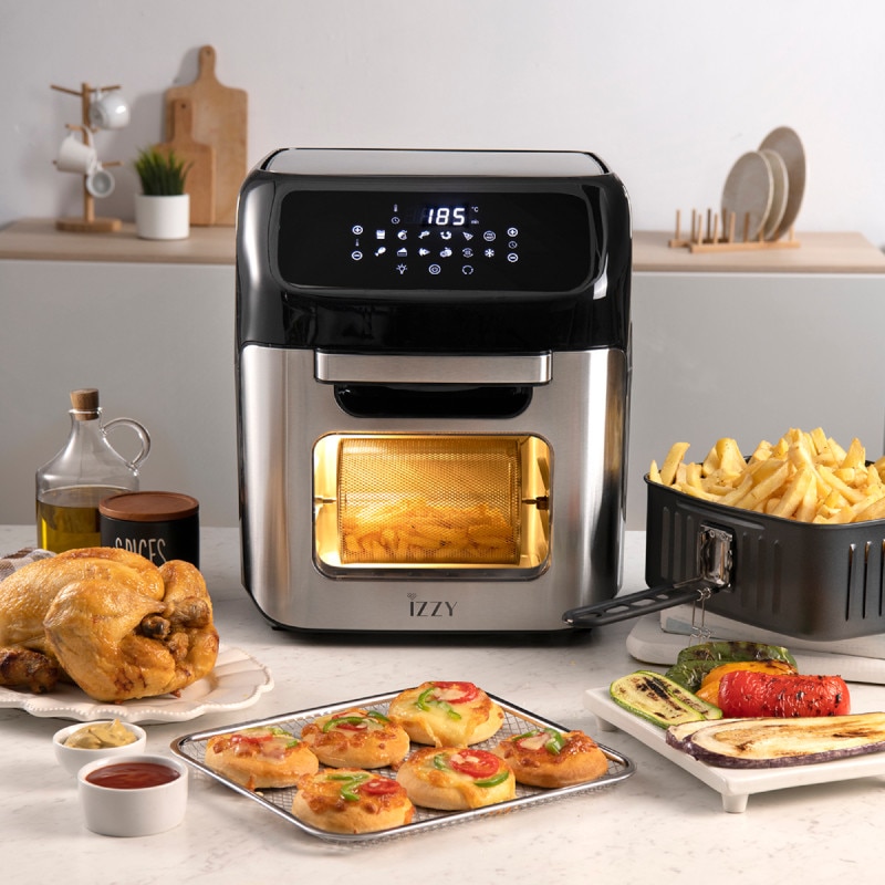 Fritz 12 スペイン版 Friteuza digitala cu aer cald XL 12Lt 6in1, Izzy, IZ-8205