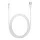 Apple, кабел за данни (MD819ZM/A), USB-A към Lightning, 2 м, бял (блистерна опаковка)