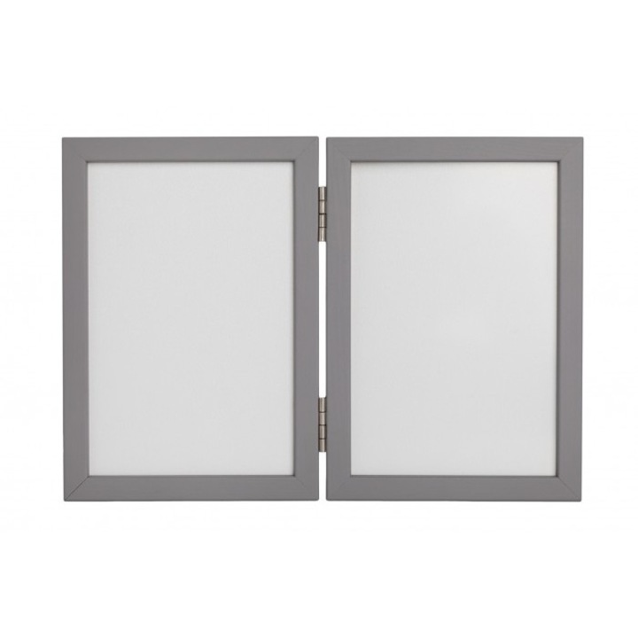 Rama foto dubla, Opera-Tech, Gri