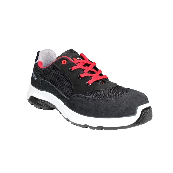 Pantofi de protectie, Wurth, Amazing S1P ESD, Piele de caprioara, talpa bicomponenta, Multicolor, 43