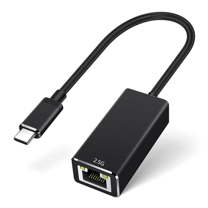 Мрежова карта VALUE 12.99.1134, LAN адаптер, USB Type-C към RJ45, 2.5 Gigabit Ethernet
