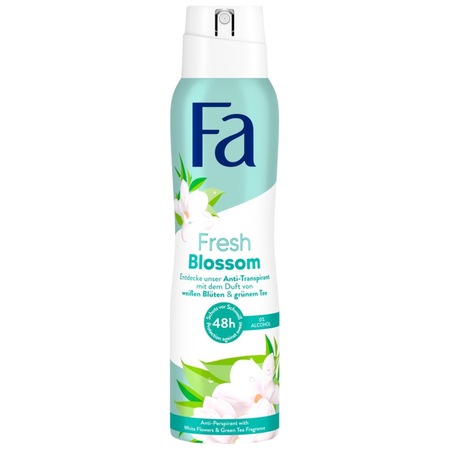 Fa Спрей дезодорант против изпотяване, Fresh Blossom, с аромат на цветя ...