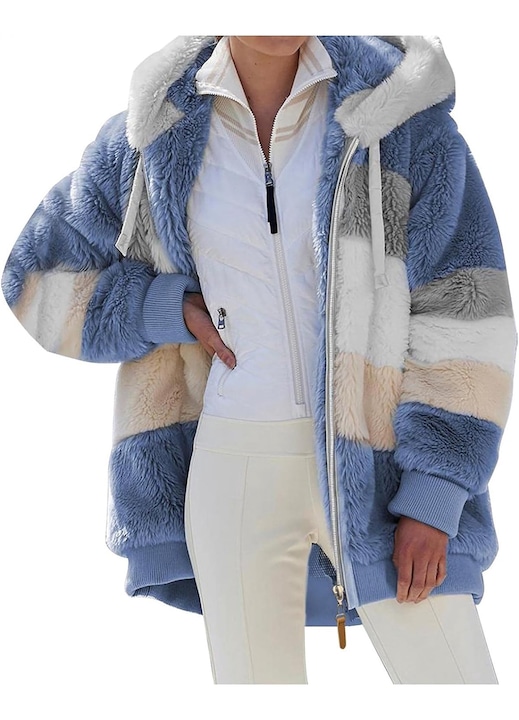 Jacheta dama, Jeiibrzui, Plus, Multicolor, XXL