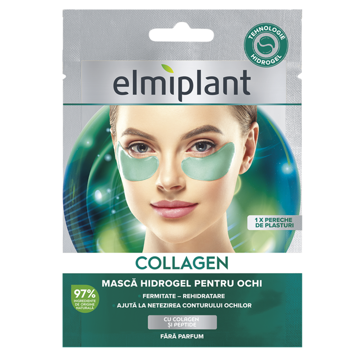 Masca Hidrogel pentru ochi cu colagen, Elmiplant