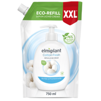 Rezerva sapun lichid crema Bumbac Si Provitamina B5, Elmiplant, 750 ml