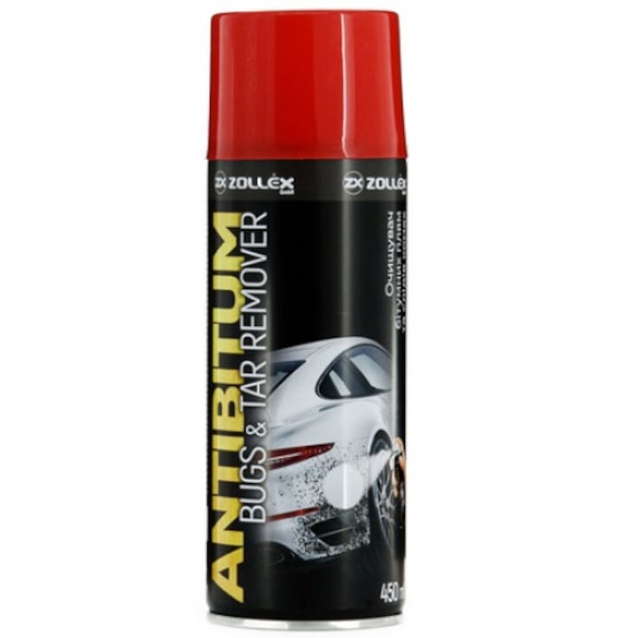 Spray pentru indepartarea bitumului si a gudronului ZOLLEX Antibitum Bugs and Tar Remover B-111Z, 450 ml