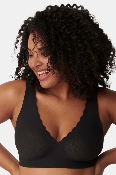 Sutien Sloggi, Zero Feel Lace Bralette, Negru