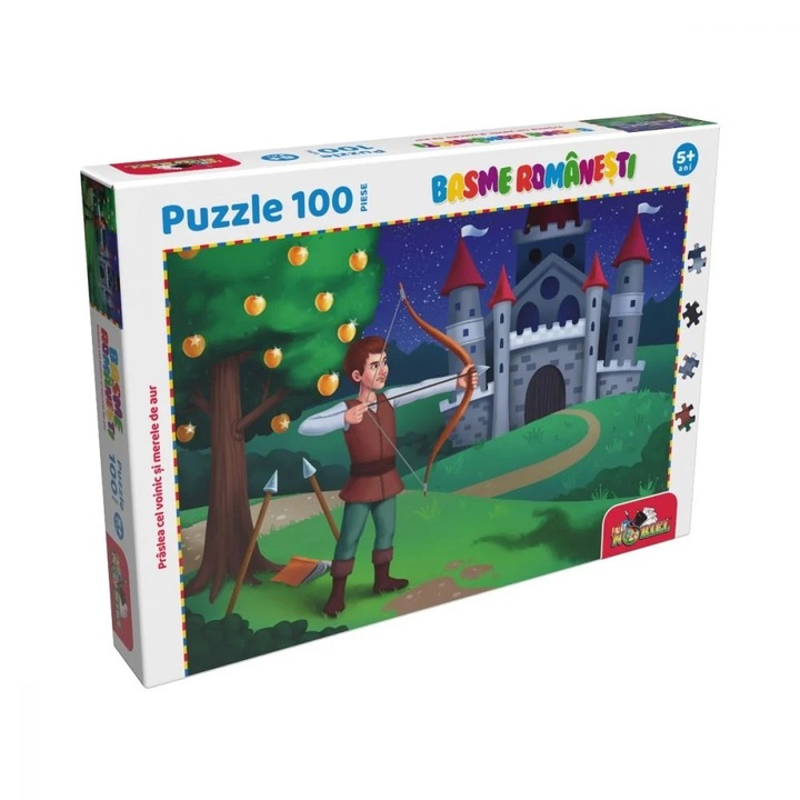 Rejtvény 100 darab, Noriel román tündérmesék, Praslea a bátor és az aranyalmák