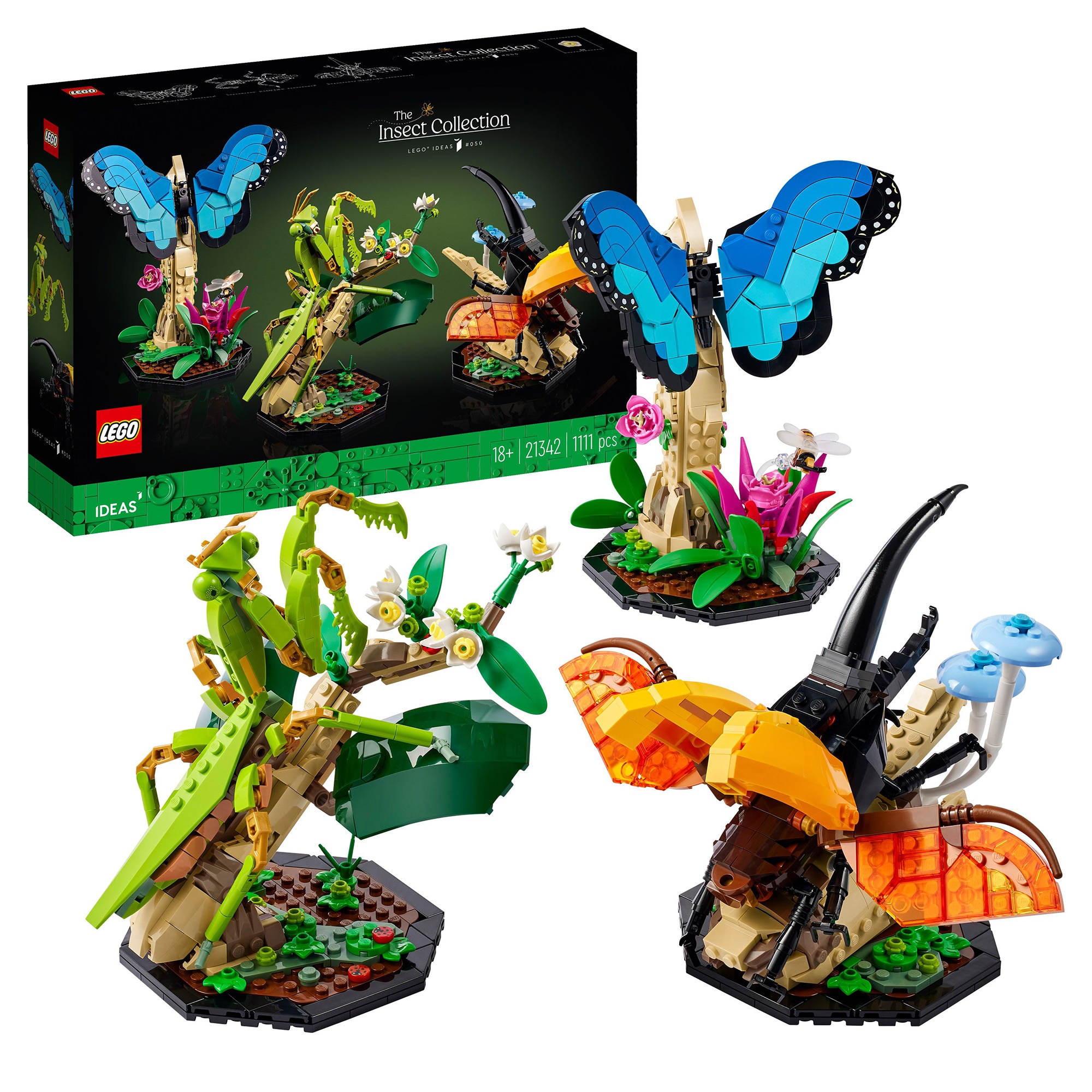 LEGO® Ideas - Colectia de insecte 21342, 1111 piese - eMAG.ro
