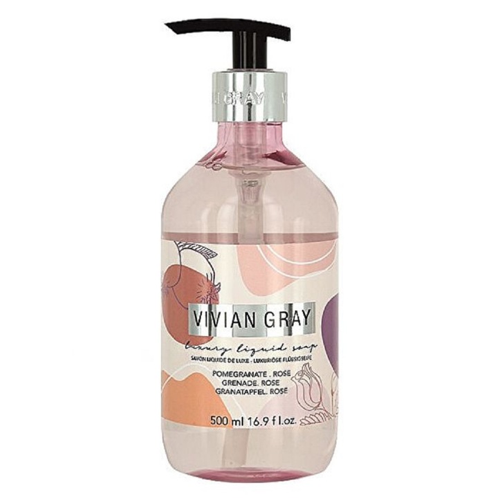 Folyékony szappan Vivian Grey Modern Pasztell Grenadine & Rose, Unisex, 500 ml