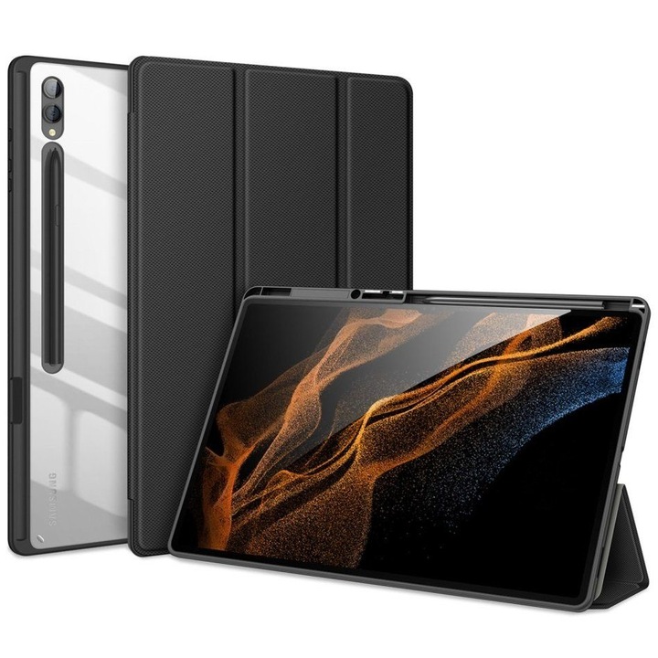 Кейс за Samsung Galaxy Tab S9 Ultra, Toby, Grip Pro, U1346, черен