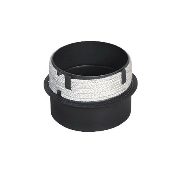 Racord cos fum 90/45 grade, 200/200 cu etansare